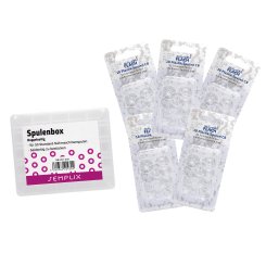 Semplix Spulenbox mit 50 Universal Kunststoff Spulen für CB-Greifer und drop in Modelle Sparpack!