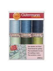 Gütermann Nähfaden-Set Quilting (6 Farben / 200 m)