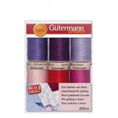 Gütermann Nähfaden-Set Quilting (6 Farben / 200 m)