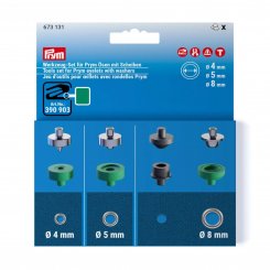 Prym Werkzeug-Set für Ösen mit Scheiben (4 / 5/ 8 mm)
