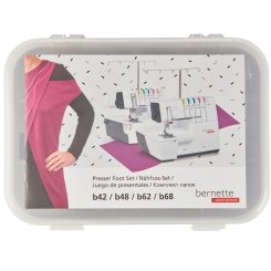 Bernette Coverstich/Combo Nähfuß-Set (b42 / b48 / b62 / b68)