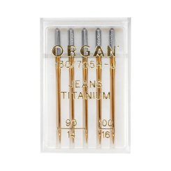 Organ Jeans Titanium-Nadel / Stärke 90-100 (130/705H-J / 5 Nadeln)
