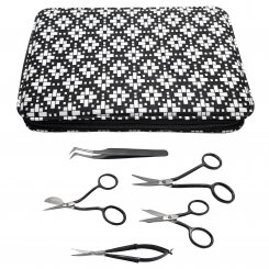 Hochwertiges Stick-Scheren-Set von Famore (5 Scheren + Etui)
