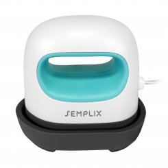 Semplix SimplePress Mini (6,2 x 10,6 cm / Wärmetransferpresse / türkis)