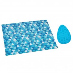 Semplix Bügelunterlage Diamond + Silikon Bügeleisenablage (petrol/türkis)