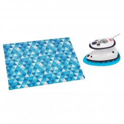 Semplix Bügel-Set mit Ablage und Prym Mini-Bügeleisen (petrol/türkis)