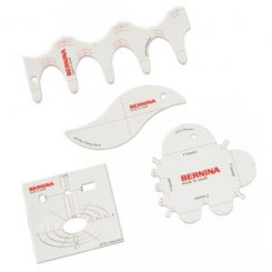 Bernina Formschablonen-Set Kurven und Muscheln