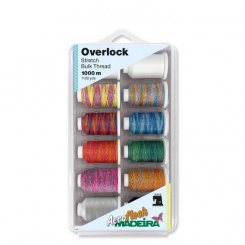 Madeira Overlock Minikingbox Aeroflock Nr.100 Multicolor (12 Farben / 1000 m)