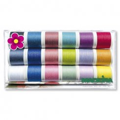 Madeira Garnbox Aerofil Allesnäher Sommerkollektion (18 Farben / 400 m)