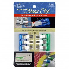 Taylor Seville Stoffklammern Magic Clips Extra Small (6er Pack) Nähklammern, Nähclips, übernähbar!