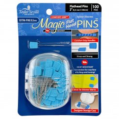 Taylor Seville Magic Pins Flathead EXTRA FINE - Quiltingstecknadeln  (100er Pack)