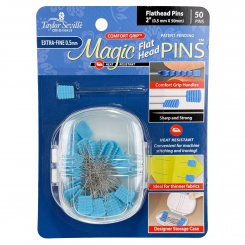 Taylor Seville Magic Pins Flathead EXTRA FINE - Quiltingstecknadeln  (50er Pack)