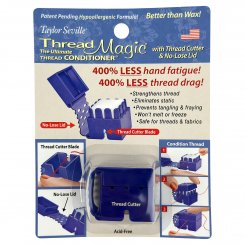 Taylor Seville Thread Magic Conditioner Square - Garnwachs  mit Abschneider