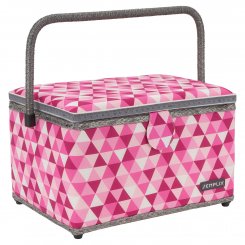 Semplix Nähkorb Diamond (beere/rosa)