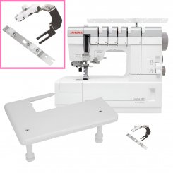 JANOME CoverPro 3000P + CoverPro Bonus Paket 2