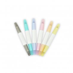 Singer momento Dual-Pin Marker mit Etui (6 Farben / 2 Spitzen)