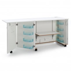 BASE sew folder-Up Nähmöbel mit Klapp-Platte 37.44-L mit elektronischem Lift
