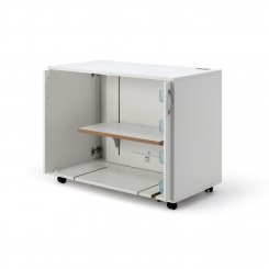 BASE sew inner Nähmöbel mit 2 Einschiebetüren 37.22 und elektronischem Lift