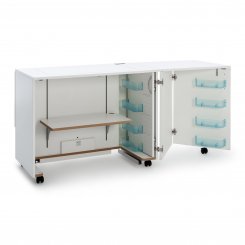 BASE sew folder-Up Nähmöbel mit Klapp-Platte 37.44-R und elektronischem Lift