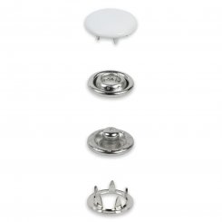 Prym Druckknöpfe Jersey (12 mm/ weiß/ 20 St.)