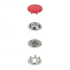 Prym Druckknöpfe Jersey (12 mm/ rot/ 20 St.)