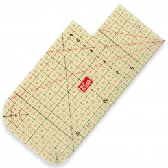 Prym Bügellineal 10 x 20 cm (mit L-Ausschnitt / transparent)