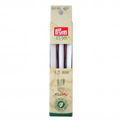 Prym Rundstricknadelspitzen lang Natural (Stärke 3,0 / 11,6 cm)