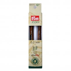 Prym Rundstricknadelspitzen lang Natural (Stärke 8,0 / 11,6 cm)