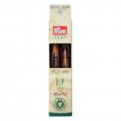 Prym Rundstricknadelspitzen lang Natural (Stärke 15,0 / 12,8 cm)