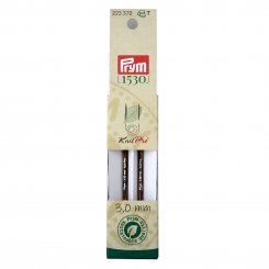 Prym Rundstricknadelspitzen kurz Natural (Stärke 3,0 / 8,7 cm)