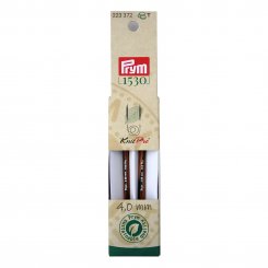 Prym Rundstricknadelspitzen kurz Natural (Stärke 4,0 / 8,7 cm)