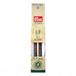 Prym Rundstricknadelspitzen kurz Natural (Stärke 5,0 / 8,7 cm)