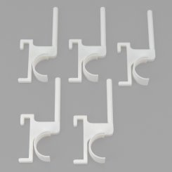 Lochwand - Haken mit Spule (5er Set)