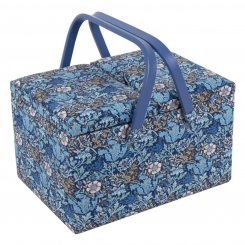 Nähkorb/Nähkästchen Floral (Doppeldeckel / L / 21x 30,5x19,5cm)