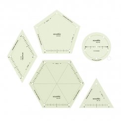 Kearing Bügel-Quilting Schablonen-Set (klein / 2 Inch)