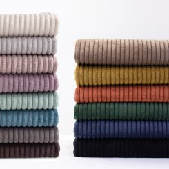 Cord-Samt Stoff uni - Wanja von Swafing