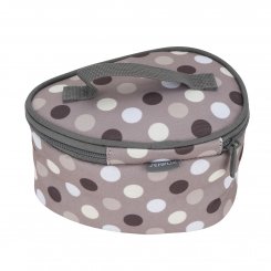 Semplix Soft-Reisebügeleisentasche Polka Dots gray/stone