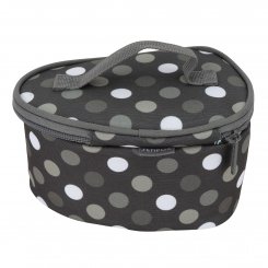 Semplix Soft-Reisebügeleisentasche Polka Dots anthrazit