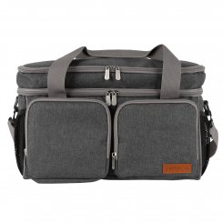 Semplix Multifunktionstasche anthrazit/grau (38 x 18 x 19 cm)