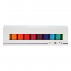 Gunold Sulky Filaine Petites 12 Set (46 m / 10 Farben) Näh-, Overlock-, Stick- und Quiltgarn