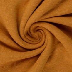 Baumwoll Jersey Stoff melange - Vanessa von Swafing 001315-ocker