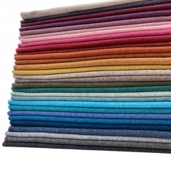 Baumwoll Sweat Stoff Eike angeraut melange - Eike melange von Swafing