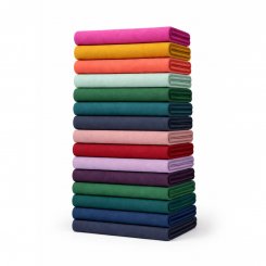 Baumwoll-Bündchen Stoff Heike, uni - Schlauchware von Swafing - Saisonale Farben