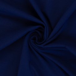 Baumwoll Jersey Stoff, uni - Vanessa von Swafing - Saisonale Farben FS26 000596-marine