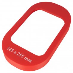 Erweiterung Unterlage für Bernina Stickrahmen auf 145x255 mm (rot)