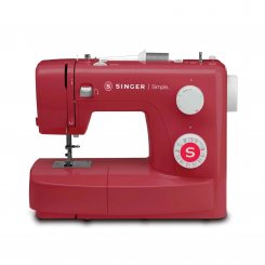 Singer Simple 3223-BY Nähmaschine (dunkelbeere)
