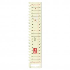 Prym Bügelhandmaß (transparent, 4,5 x 21 cm Skala)