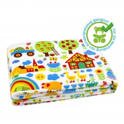 Kullaloo Plüsch SHORTY Bauernhof (Meterware / 1,5 mm Florlänge / SuperSoft / Stoff)