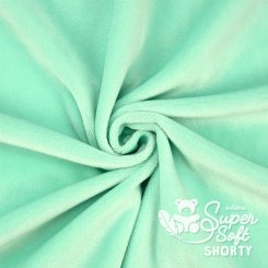 Kullaloo Plüsch SHORTY (Meterware / 1,5 mm Florhöhe / Supersoft / Stoff) 62307 - mint