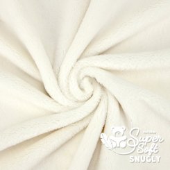 Kullaloo SuperSoft Plüsch Shorty (Meterware / 1,5 mm Florhöhe) 62316 - wollweiß